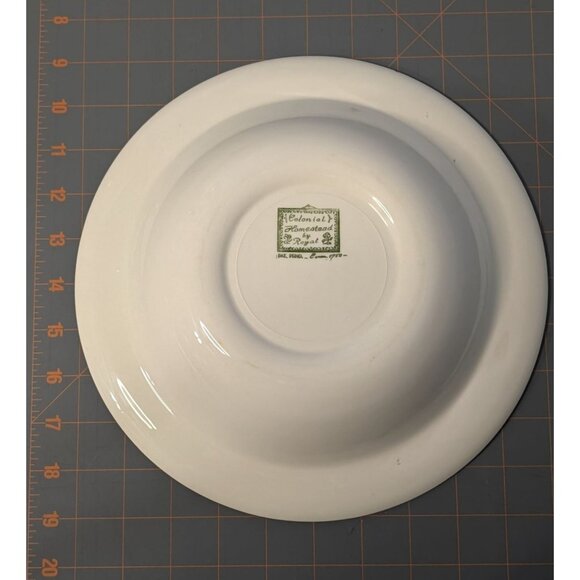 Colonial Homestead 10" Round Vegetable Bowl by Royal - Picture 7 of 7